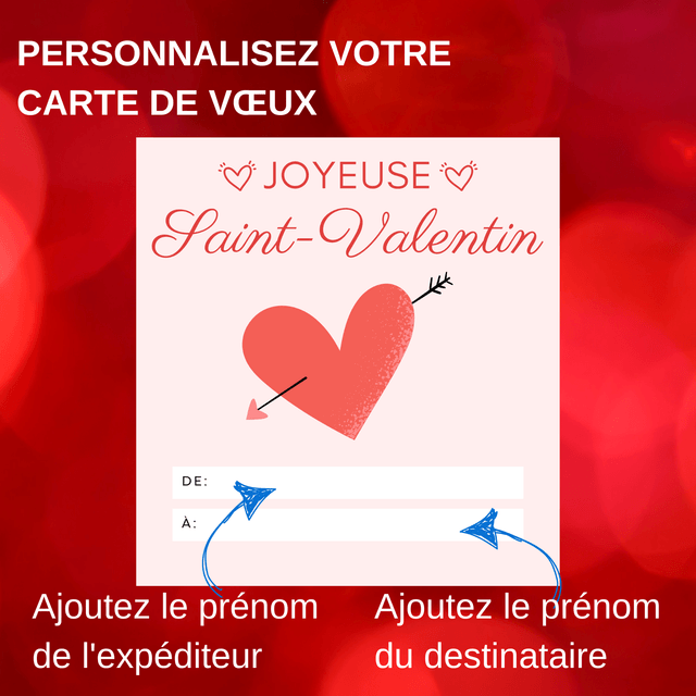 Bougie artisanale parfumée en cire de soja naturelle décorée 2 cœurs – Idée cadeau Saint-Valentin pour les amoureux, petit(e) ami(e), femme, mari (V4)