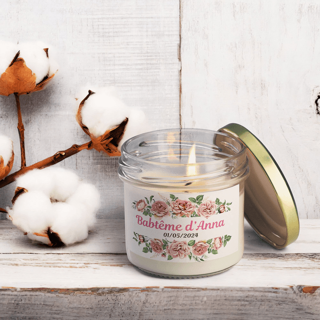 6 pièces de Bougies personnalisées parfumées - Idée-cadeau invités baptême, anniversaire, mariage, retraite, événements d’entreprise, remerciements #4