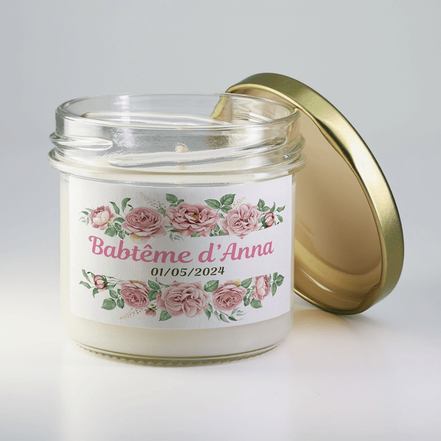 6 pièces de Bougies personnalisées parfumées - Idée-cadeau invités baptême, anniversaire, mariage, retraite, événements d’entreprise, remerciements #4