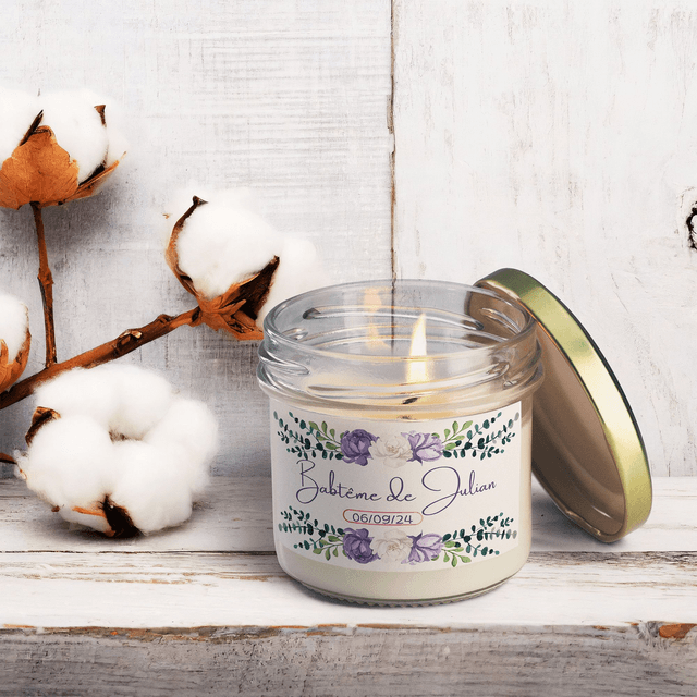 6 pièces de Bougies personnalisées parfumées - Idée-cadeau invités baptême, anniversaire, mariage, retraite, événements d’entreprise, remerciements #3