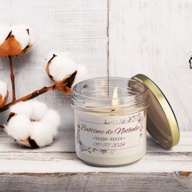 6 pièces de Bougies personnalisées parfumées - Idée-cadeau invités baptême, anniversaire, mariage, retraite, événements d’entreprise, remerciements #2