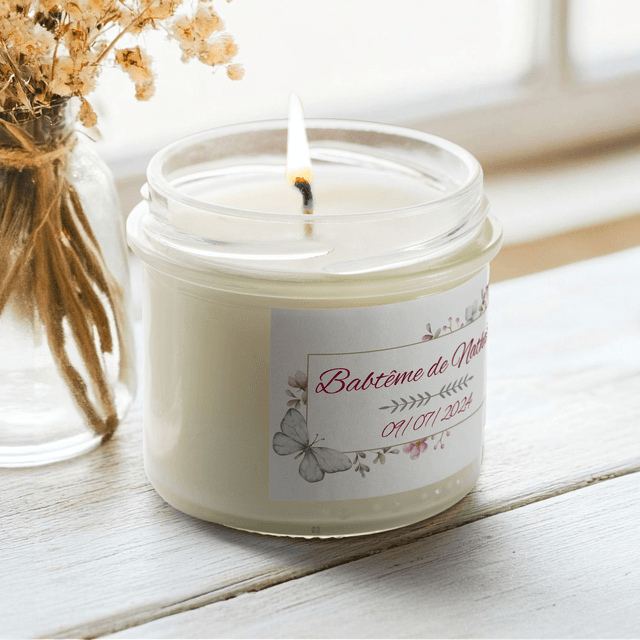 6 pièces de Bougies personnalisées parfumées - Idée-cadeau invités baptême, anniversaire, mariage, retraite, événements d’entreprise, remerciements #2