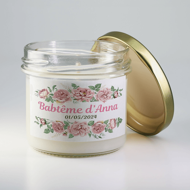 6 pièces de Bougies personnalisées parfumées - Idée-cadeau invités baptême, anniversaire, mariage, retraite, événements d’entreprise, remerciements #4